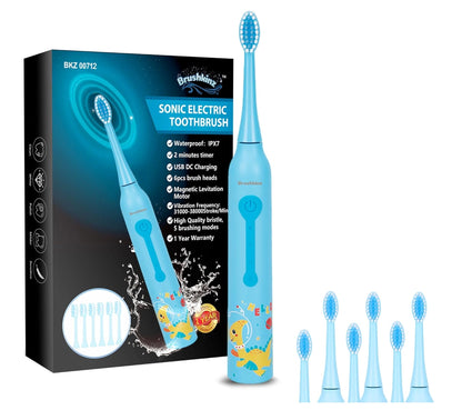 Kids Electric Toothbrush 5 Modes with Smart Timer