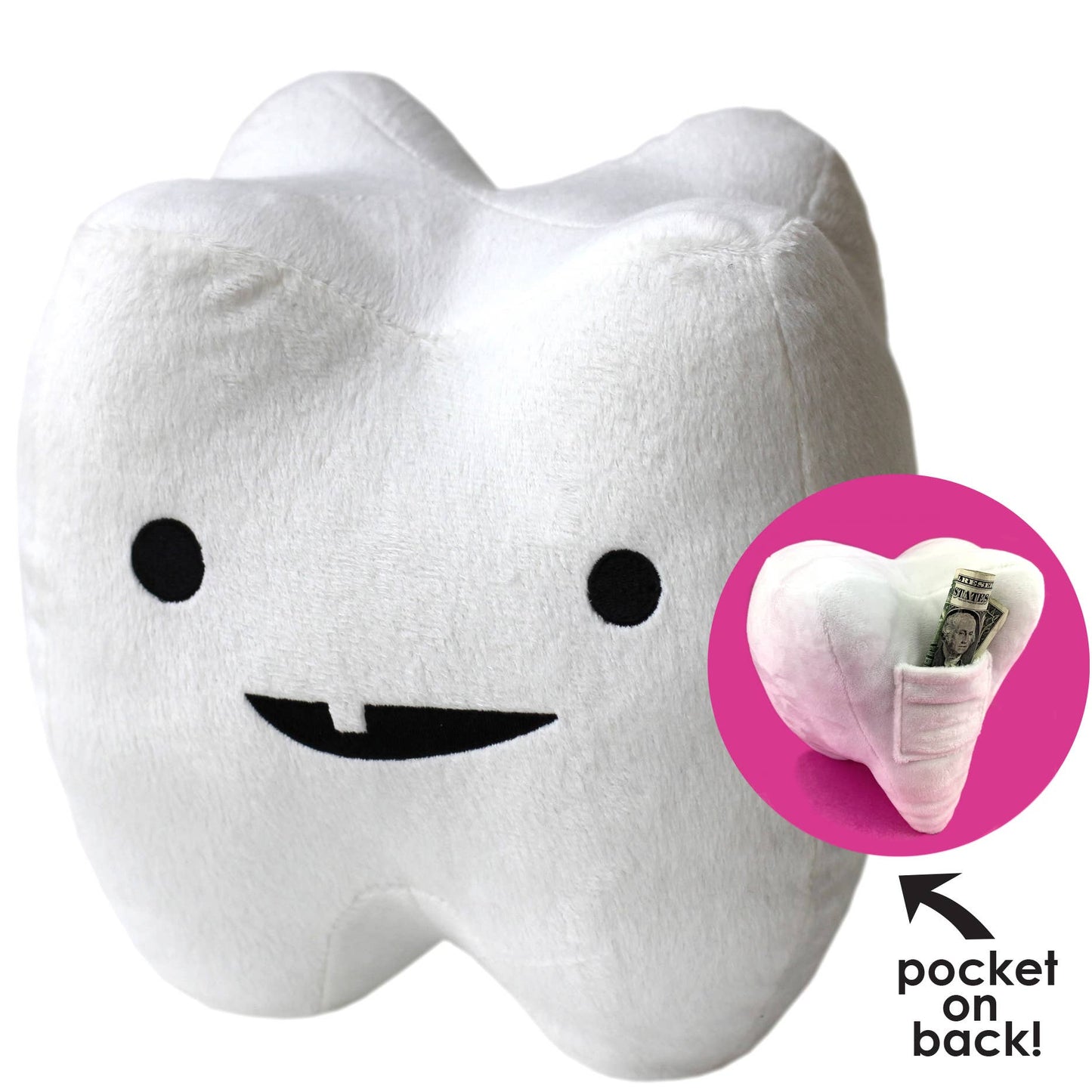 Brushing Buddy Tooth Plush – Dentist & Tooth Fairy Comfort Toy