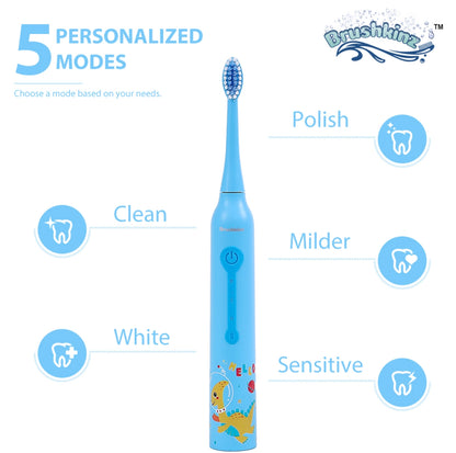 Kids Electric Toothbrush 5 Modes with Smart Timer