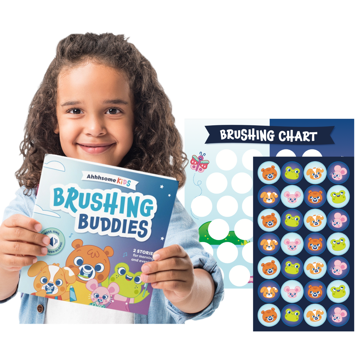 Brushing Buddies Book & Sticker Chart Bundle