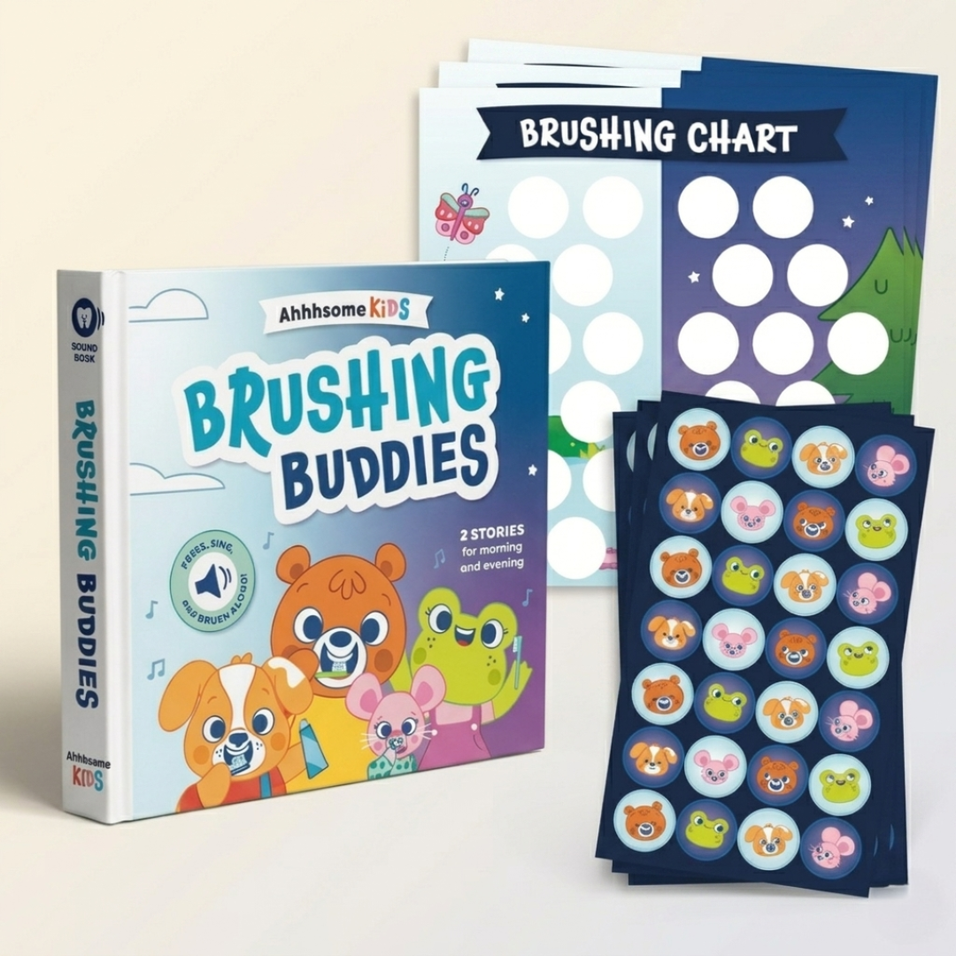 Book + 8 Weeks of Brushing Sticker Charts