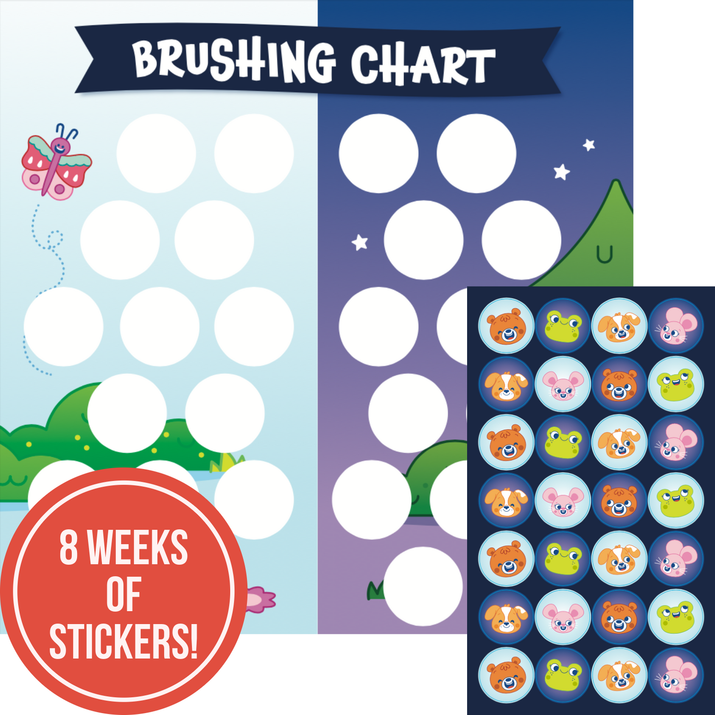 Toothbrushing Chart (8 weeks)